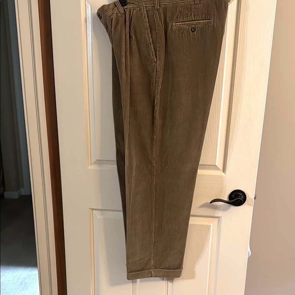 Men's Brown Corduroy Pants